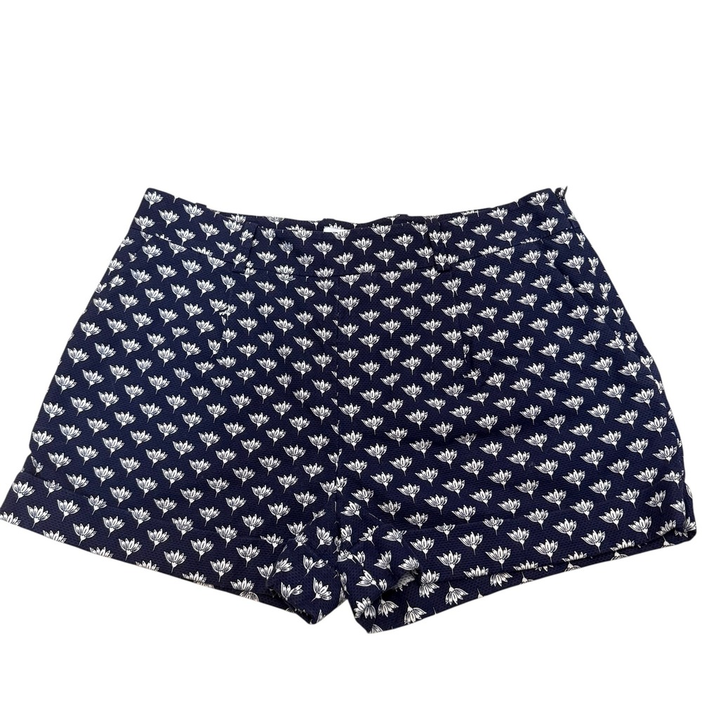 DIANE VON FURSTENBERG Gillian Lotus Print Shorts – Size 6